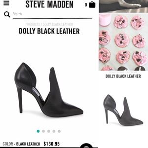 Steve Madden Black Heels